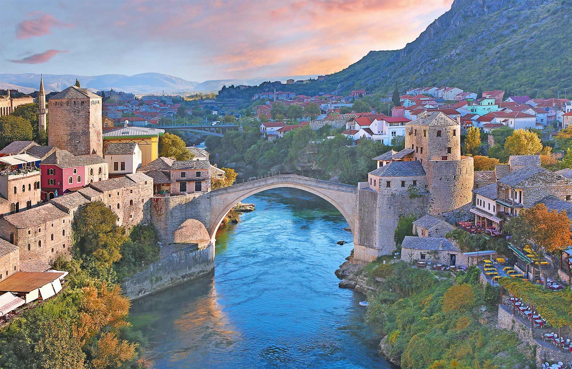 Trade in Charles Bridge, Prague for Mostar Bridge in Bosnia-Herzegovina